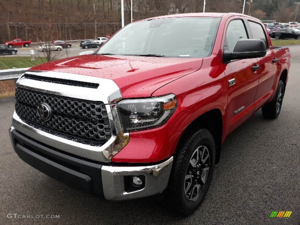 2020 Tundra TRD Off Road CrewMax 4x4 - Barcelona Red Metallic / Graphite photo #15