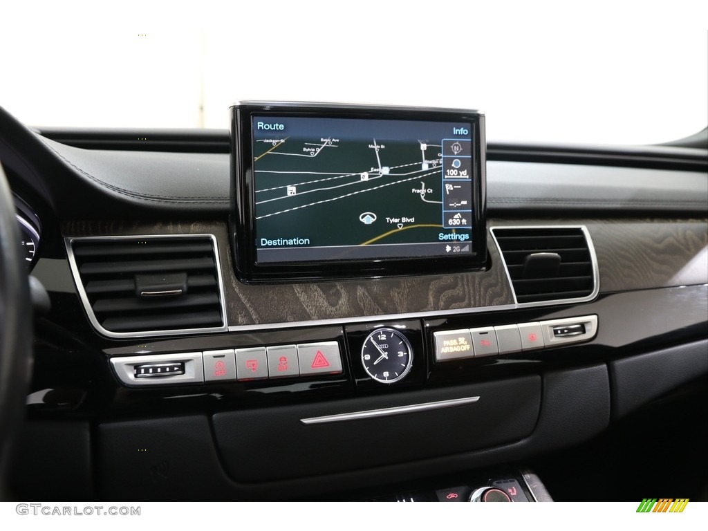 2017 A8 L 3.0T quattro - Glacier White Metallic / Nougat Brown photo #10