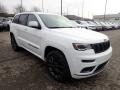 2020 Bright White Jeep Grand Cherokee Overland 4x4  photo #7