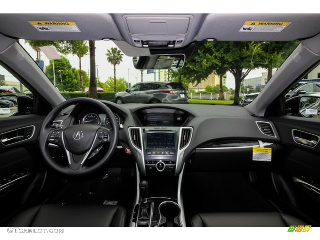 2020 Acura TLX Sedan Ebony Dashboard Photo #136484674