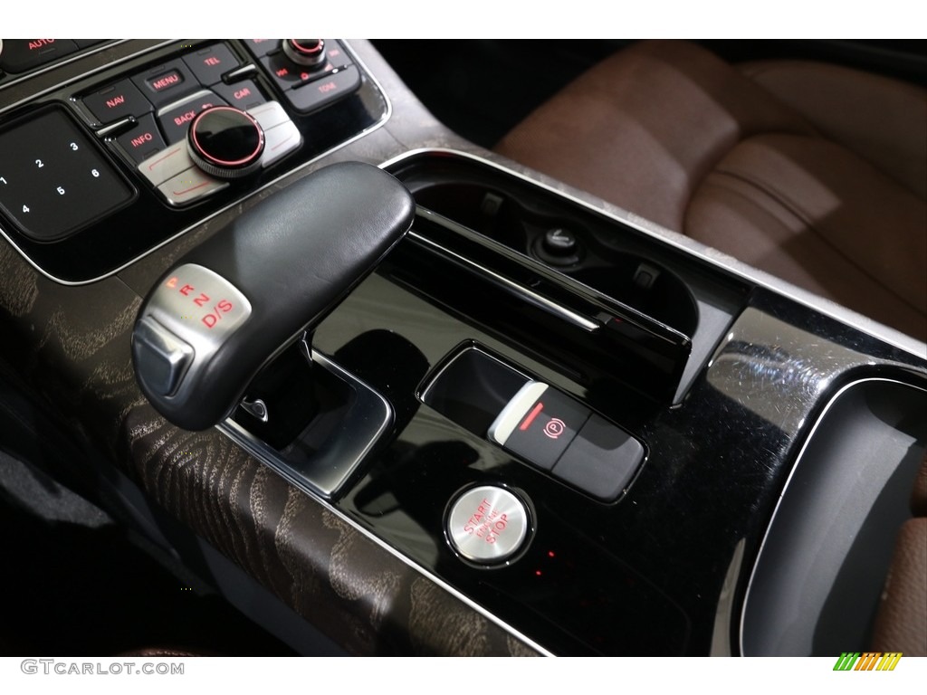 2017 A8 L 3.0T quattro - Glacier White Metallic / Nougat Brown photo #21