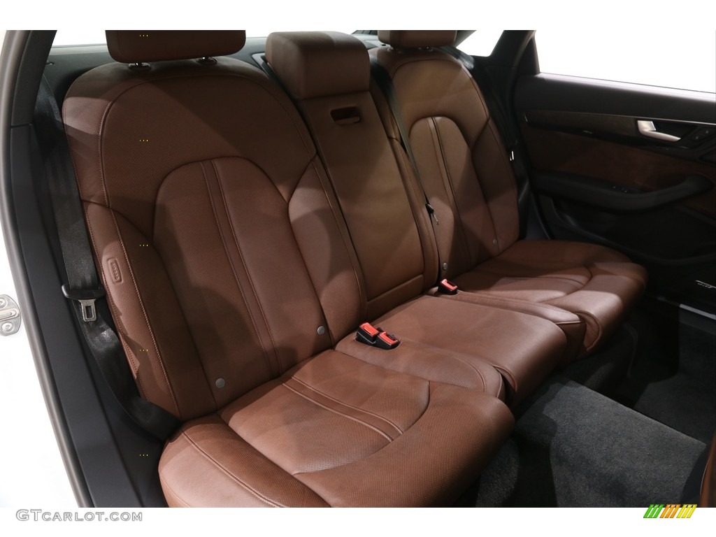 2017 A8 L 3.0T quattro - Glacier White Metallic / Nougat Brown photo #23