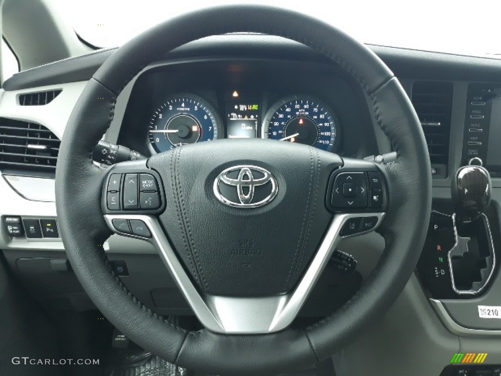2020 Toyota Sienna XLE Ash Steering Wheel Photo #136484803