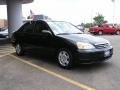 2001 Nighthawk Black Pearl Honda Civic LX Sedan  photo #3