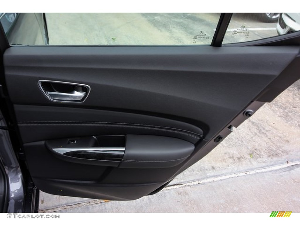 2020 Acura TLX Sedan Ebony Door Panel Photo #136484881