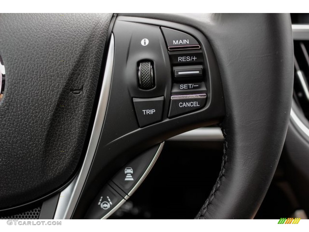 2020 Acura TLX Sedan Ebony Steering Wheel Photo #136485121