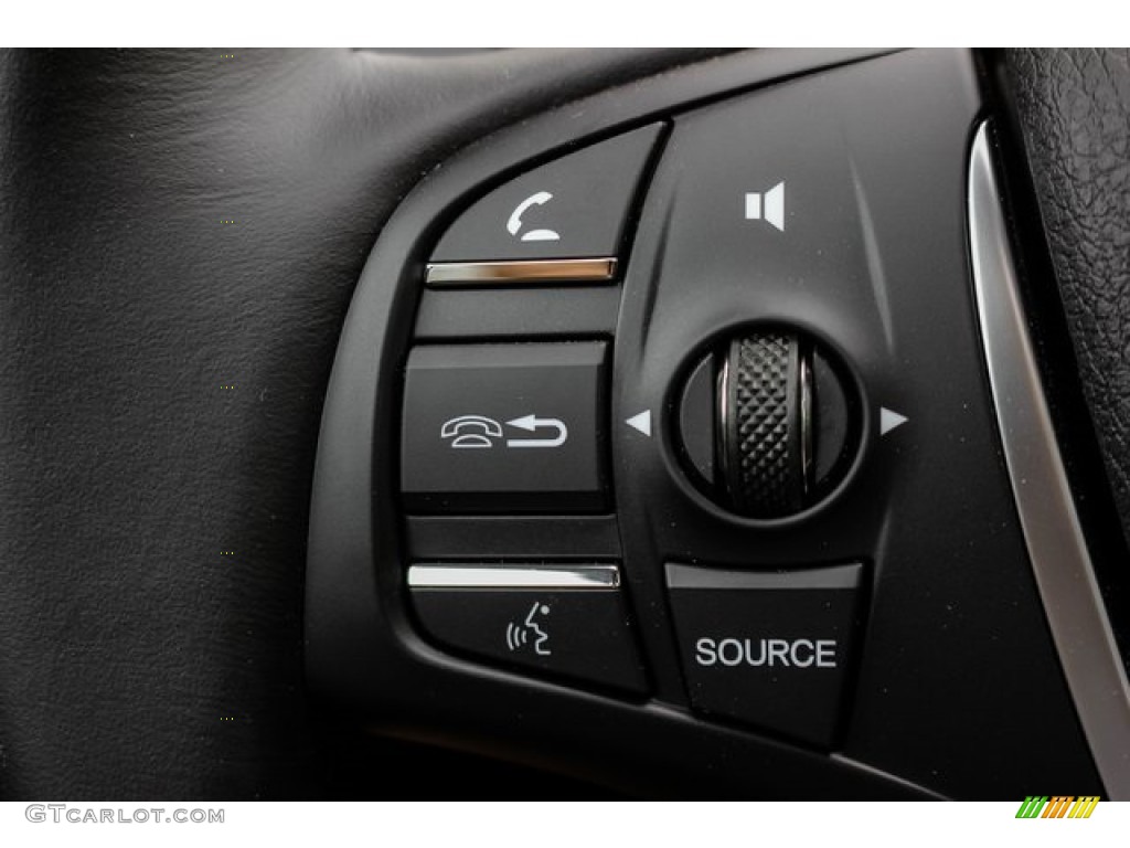 2020 Acura TLX Sedan Ebony Steering Wheel Photo #136485139