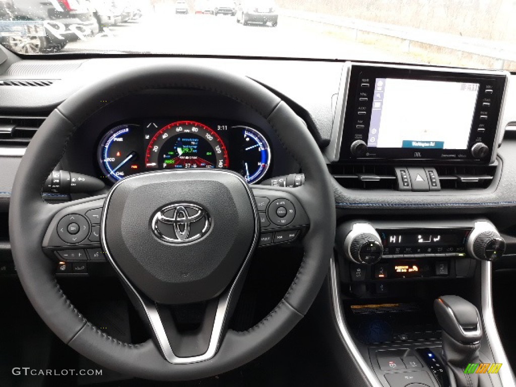 2020 Toyota RAV4 XSE AWD Hybrid Black Dashboard Photo #136485224