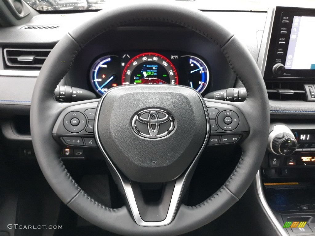 2020 RAV4 XSE AWD Hybrid - Blueprint / Black photo #6