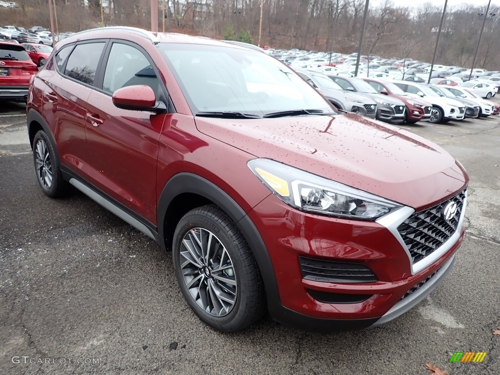 Gemstone Red 2020 Hyundai Tucson SEL AWD Exterior Photo #136486408