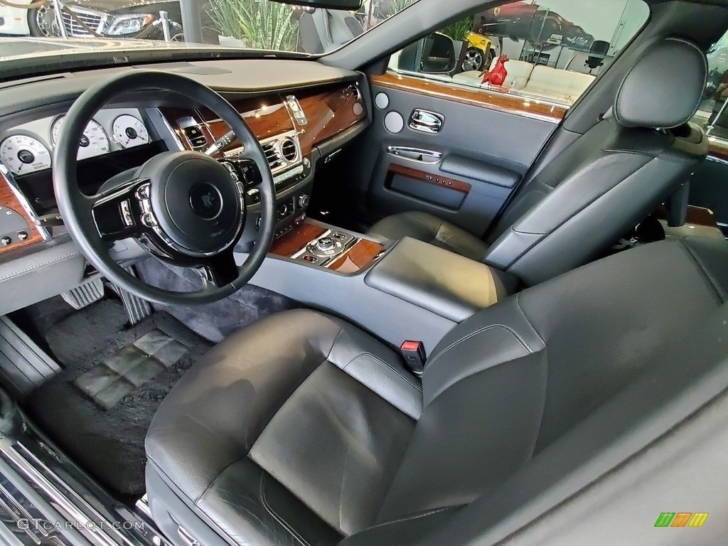 Black Interior 2013 Rolls-Royce Ghost Standard Ghost Model Photo #136486933