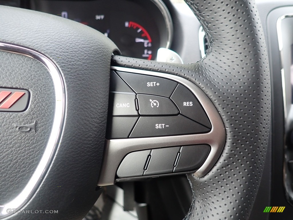 2020 Dodge Durango GT AWD Black Steering Wheel Photo #136487062