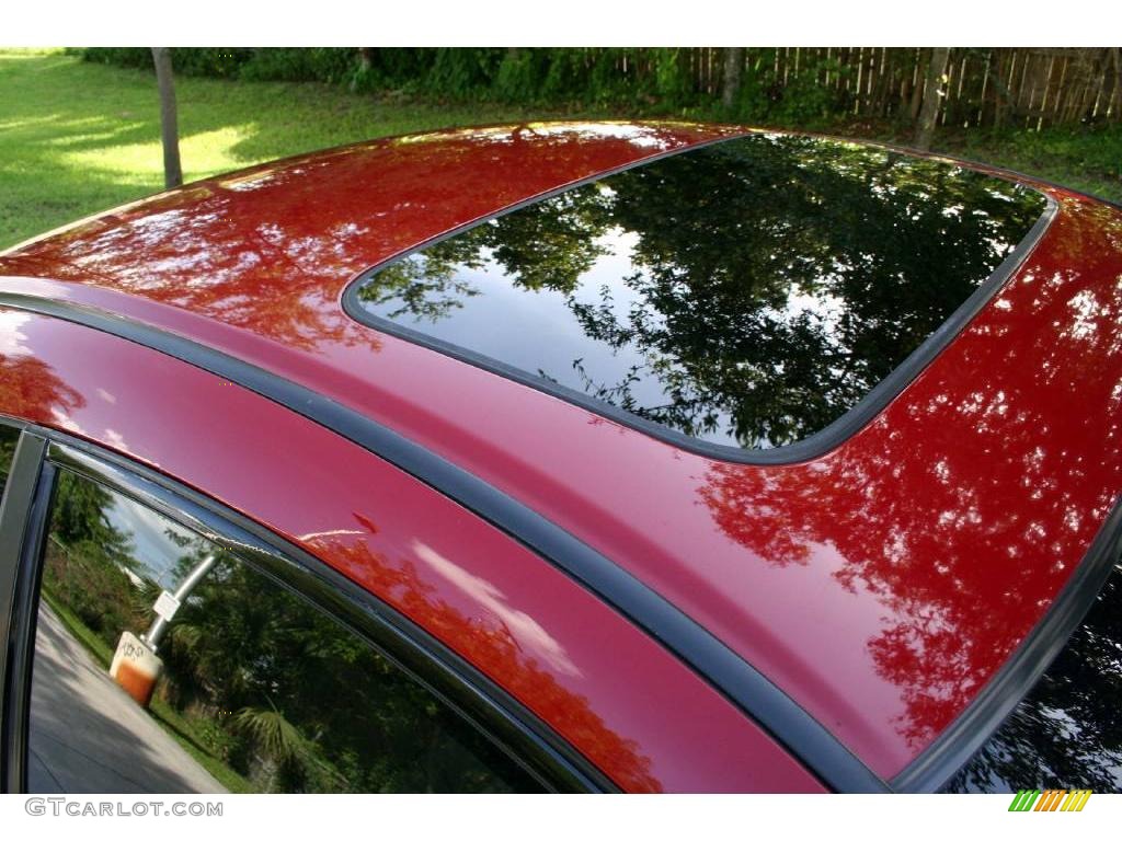 2003 Accord EX V6 Coupe - San Marino Red / Ivory photo #20