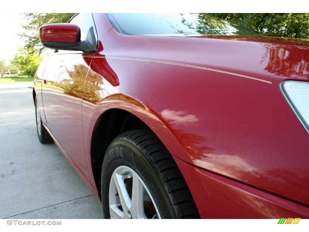 2003 Accord EX V6 Coupe - San Marino Red / Ivory photo #24