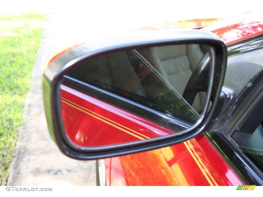 2003 Accord EX V6 Coupe - San Marino Red / Ivory photo #32