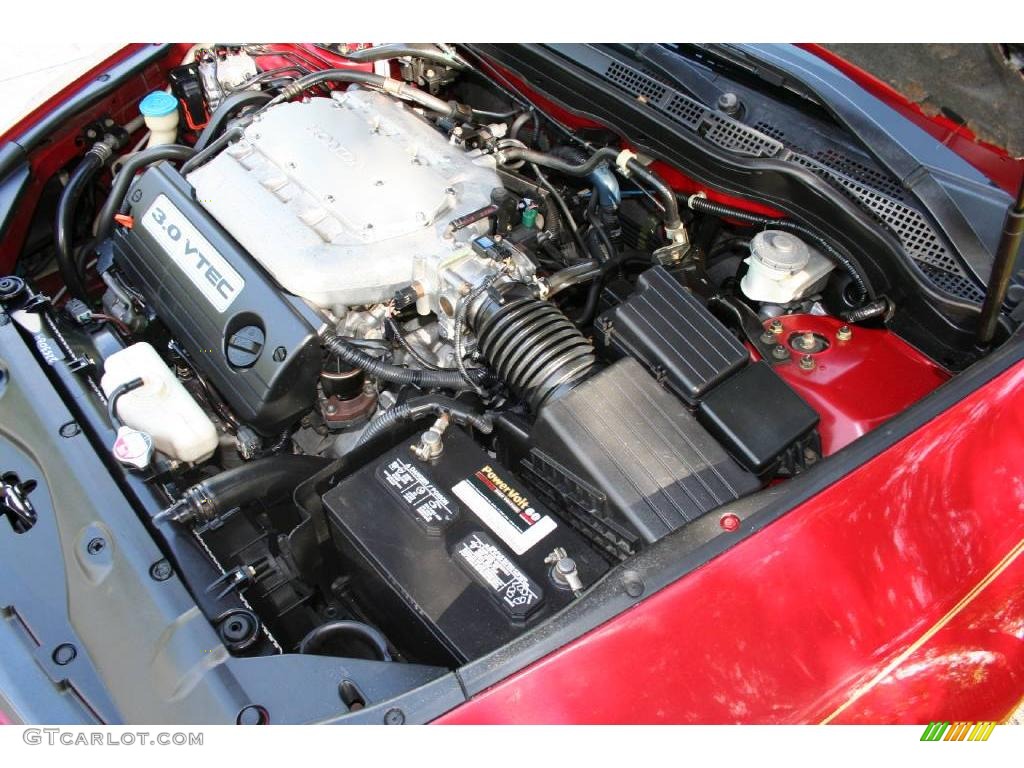2003 Accord EX V6 Coupe - San Marino Red / Ivory photo #38
