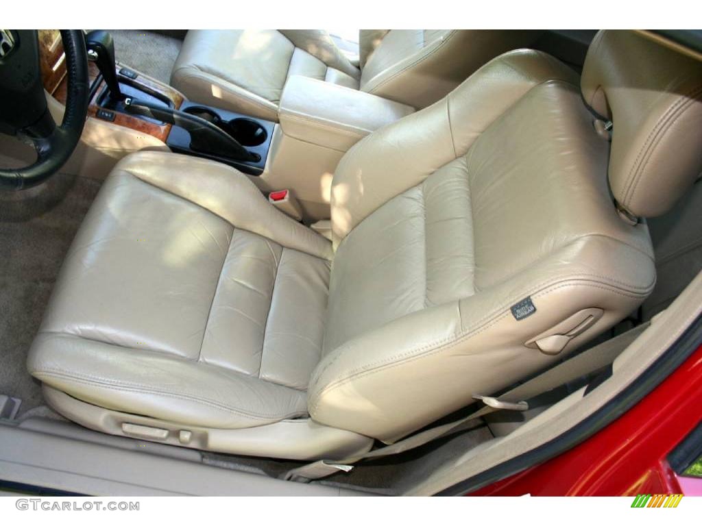 2003 Accord EX V6 Coupe - San Marino Red / Ivory photo #50