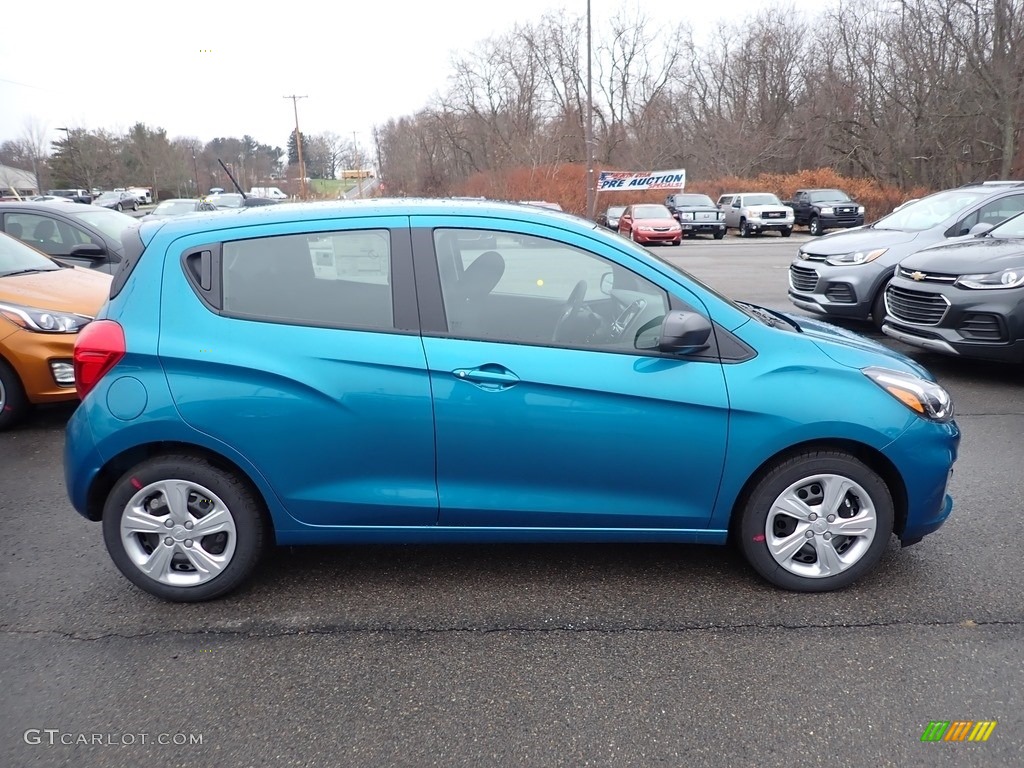 Caribbean Blue Metallic 2020 Chevrolet Spark LS Exterior Photo #136490866