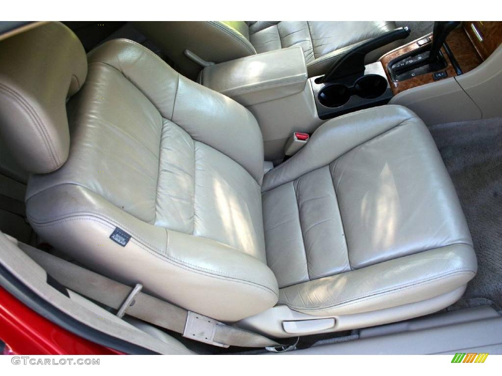 2003 Accord EX V6 Coupe - San Marino Red / Ivory photo #51