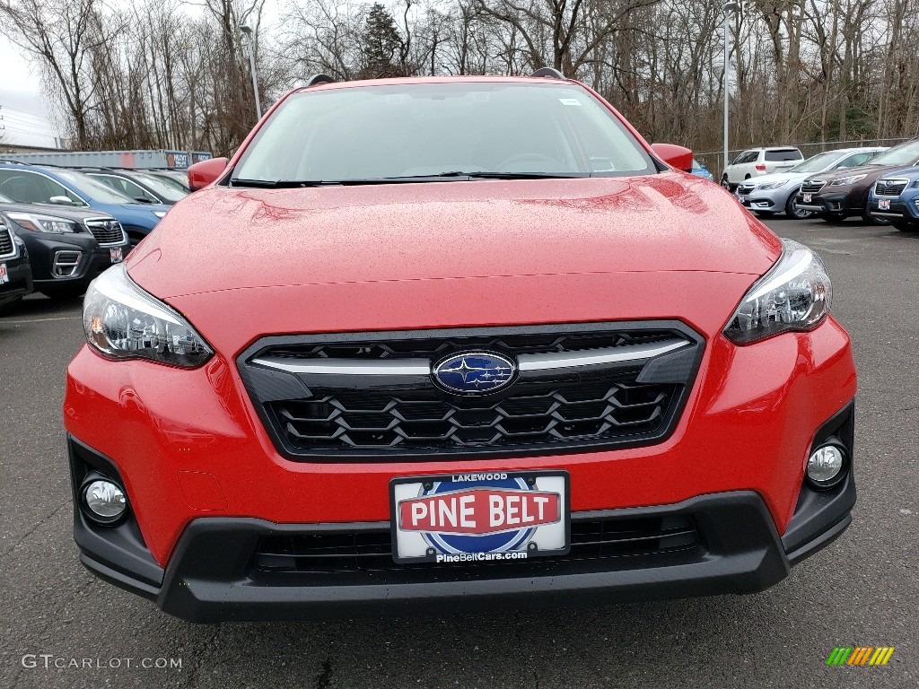 2020 Crosstrek 2.0 Premium - Pure Red / Black photo #2