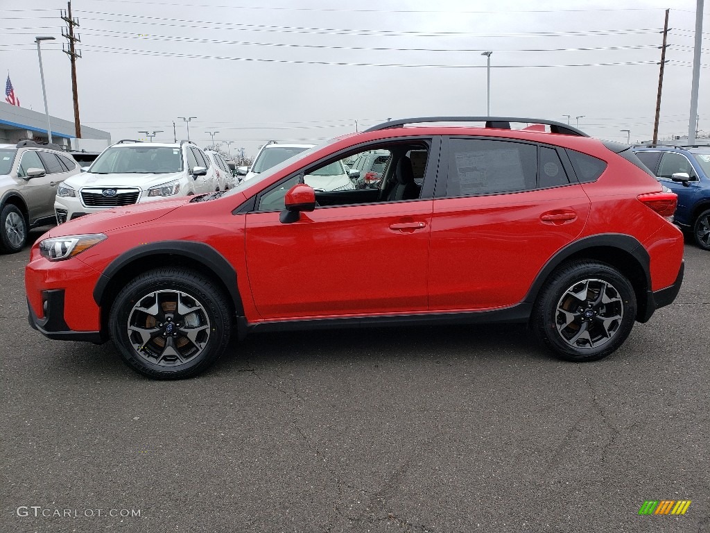 2020 Crosstrek 2.0 Premium - Pure Red / Black photo #3