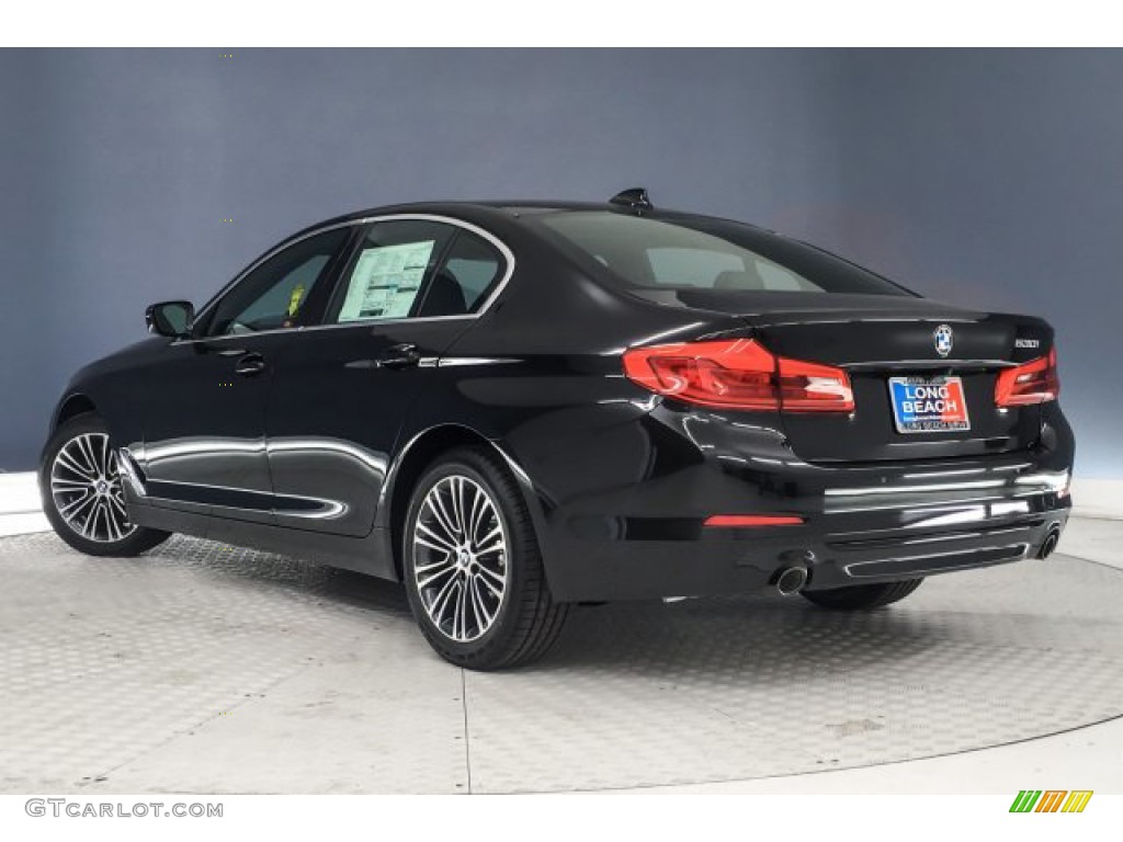 2019 5 Series 530i Sedan - Black Sapphire Metallic / Black photo #2