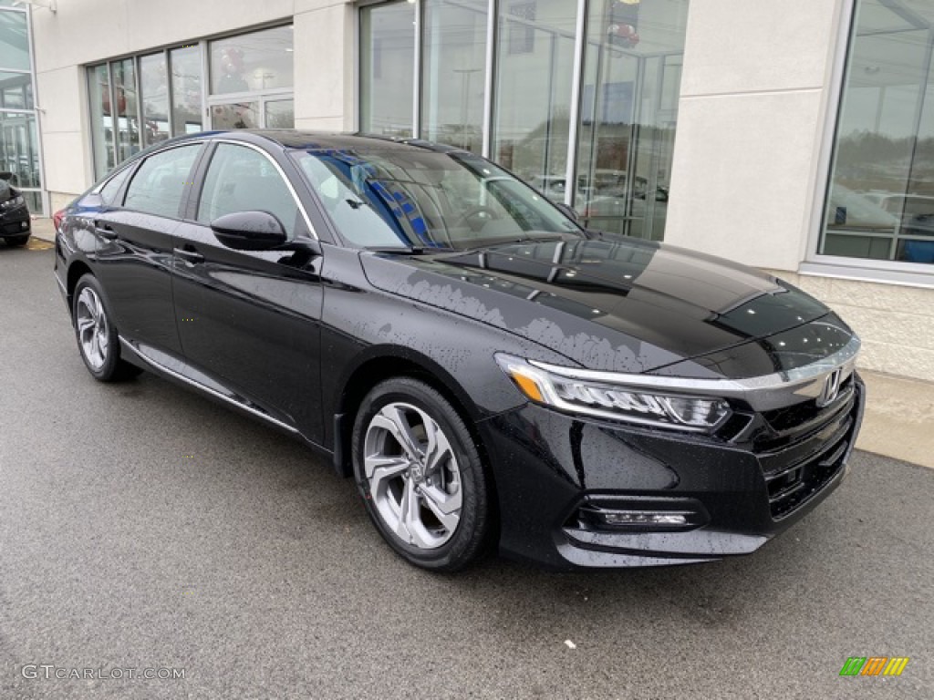 Crystal Black Pearl 2020 Honda Accord EX-L Sedan Exterior Photo #136494577