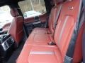 2020 Ford F150 Platinum Unique Dark Marsala Interior Rear Seat Photo