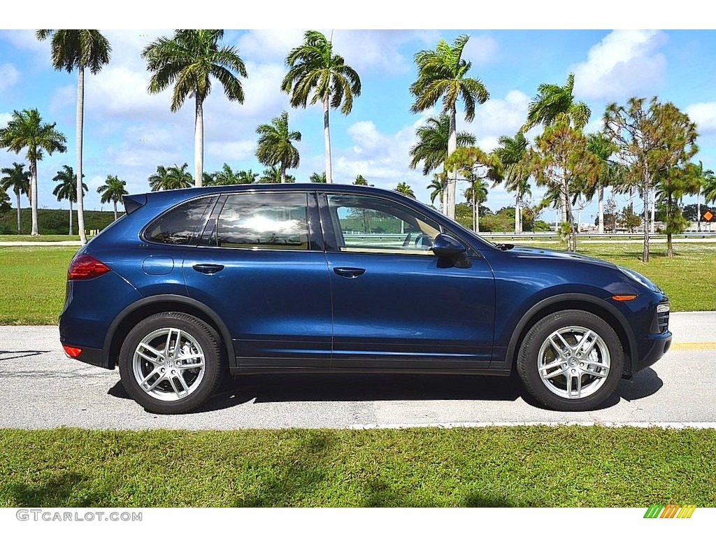 Dark Blue Metallic 2012 Porsche Cayenne Standard Cayenne Model Exterior Photo #136497355