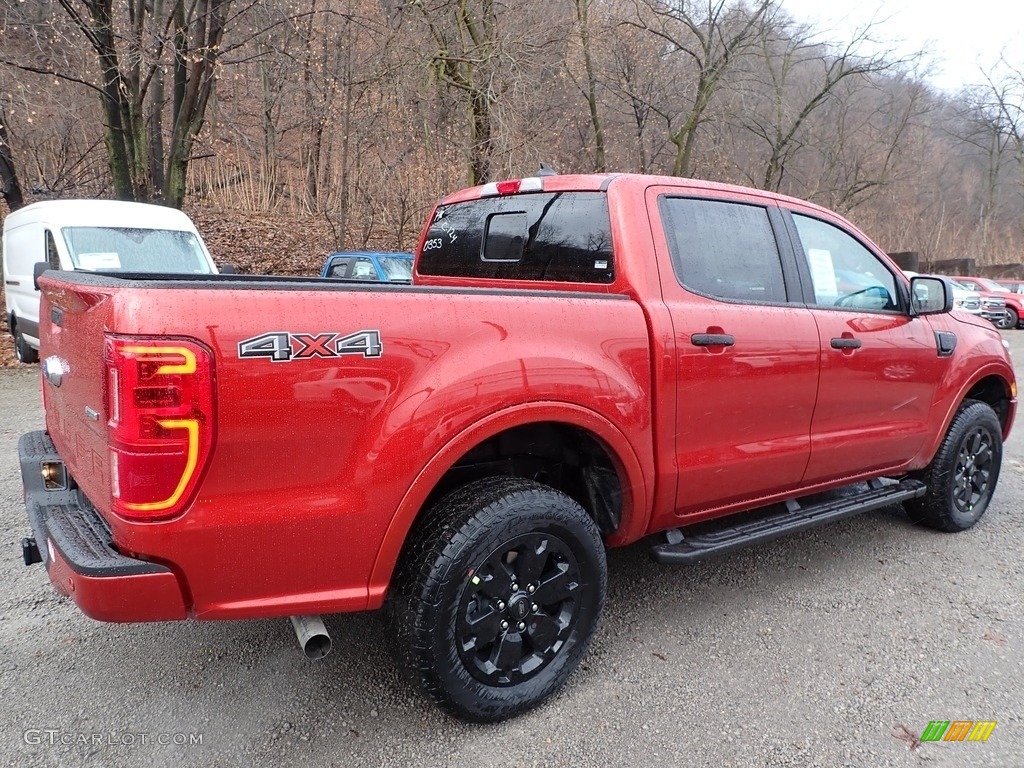Hot Pepper Red Metallic 2019 Ford Ranger XLT SuperCrew 4x4 Exterior Photo #136498930
