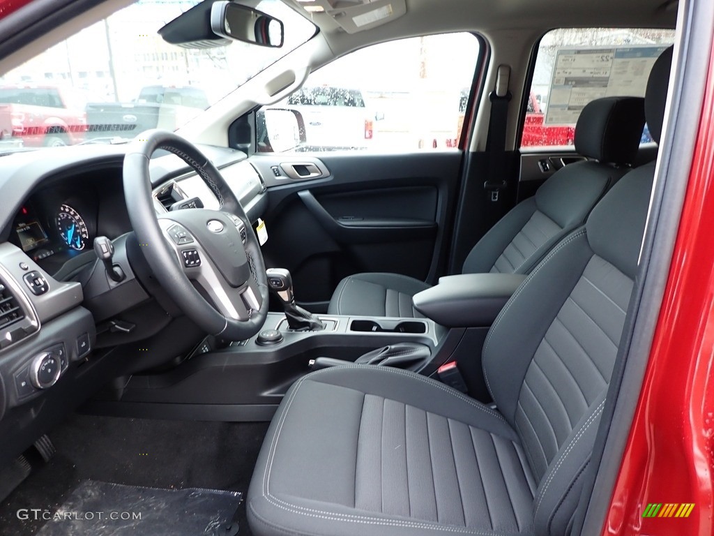 2019 Ford Ranger XLT SuperCrew 4x4 Front Seat Photo #136499221