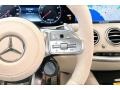 Silk Beige/Espresso Brown Steering Wheel Photo for 2020 Mercedes-Benz S #136500586
