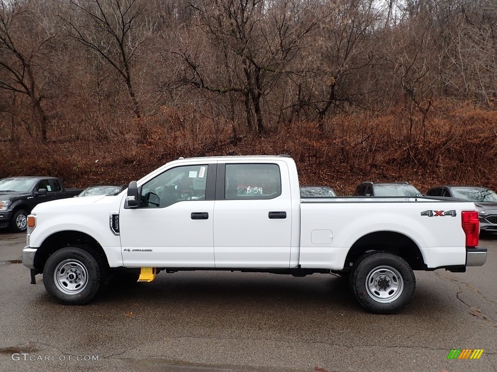 Oxford White 2020 Ford F250 Super Duty XL Crew Cab 4x4 Exterior Photo #136500613