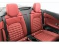 2019 Mercedes-Benz C Cranberry Red/Black Interior Rear Seat Photo