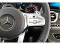 2019 Mercedes-Benz C Cranberry Red/Black Interior Steering Wheel Photo