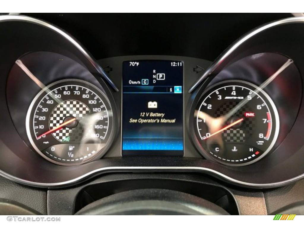 2019 Mercedes-Benz C 43 AMG 4Matic Cabriolet Gauges Photo #136501096