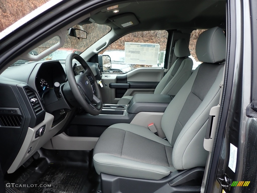 Black Interior 2020 Ford F150 XL SuperCab 4x4 Photo #136501249