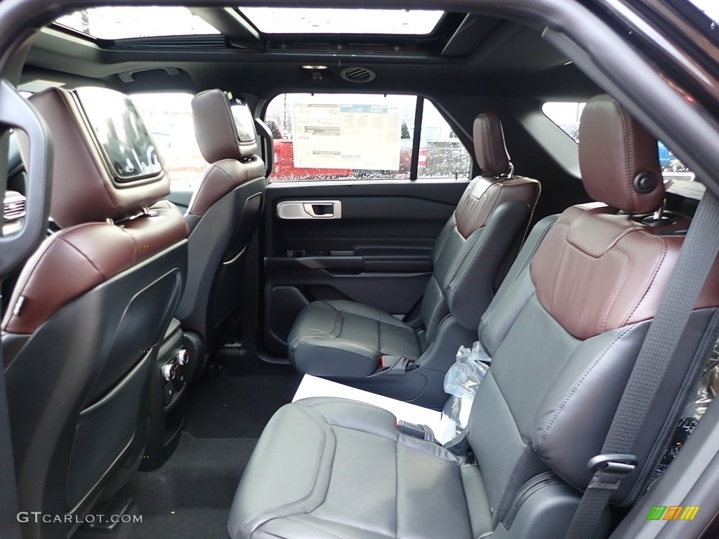 Ebony Interior 2020 Ford Explorer Platinum 4WD Photo #136502296