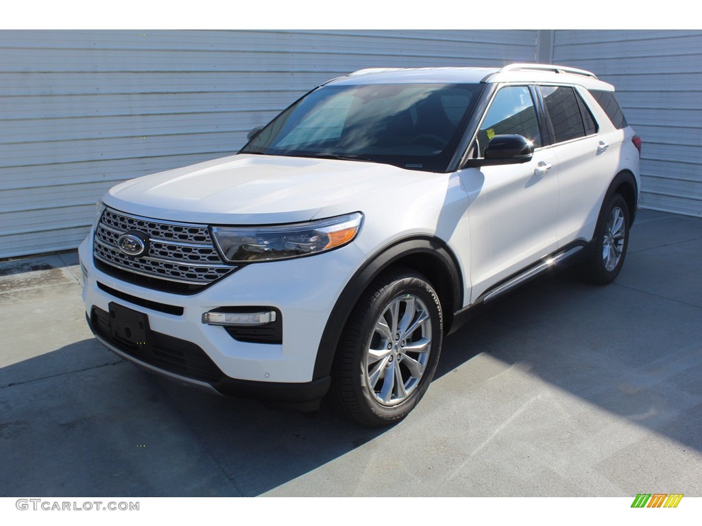 2020 Explorer XLT 4WD - Oxford White / Ebony photo #4