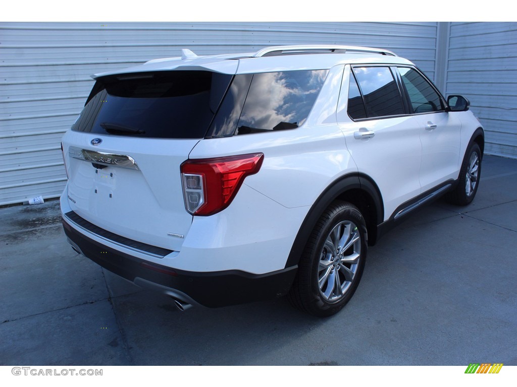 2020 Explorer XLT 4WD - Oxford White / Ebony photo #8