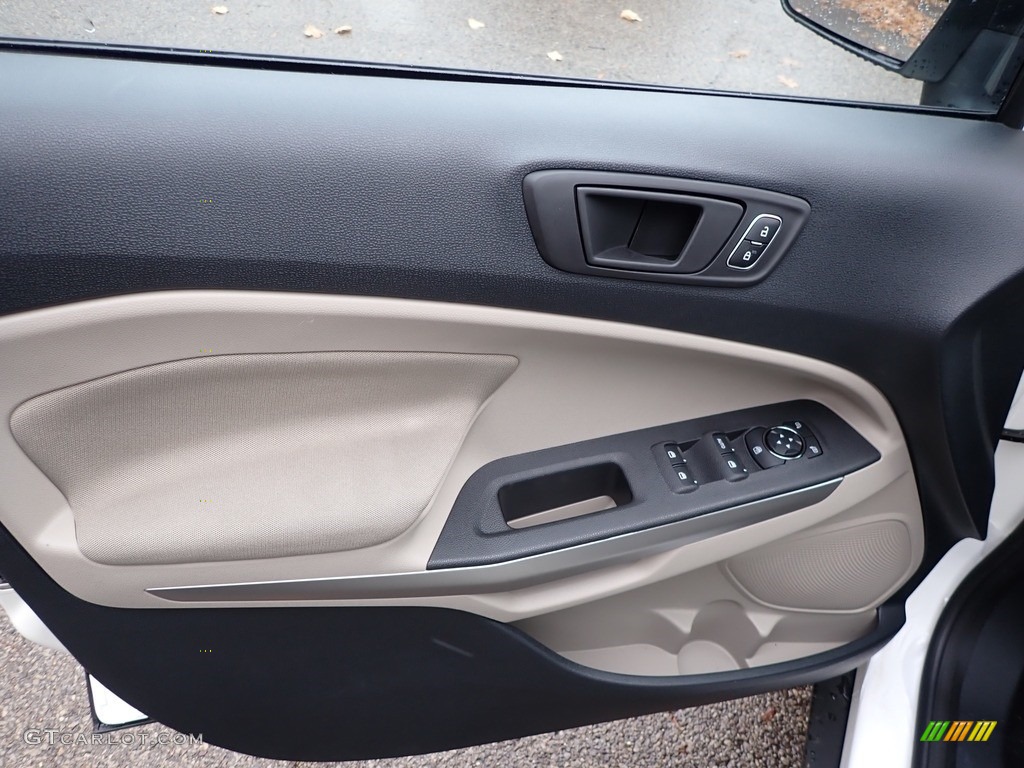 2020 Ford EcoSport S 4WD Medium Light Stone Door Panel Photo #136502833