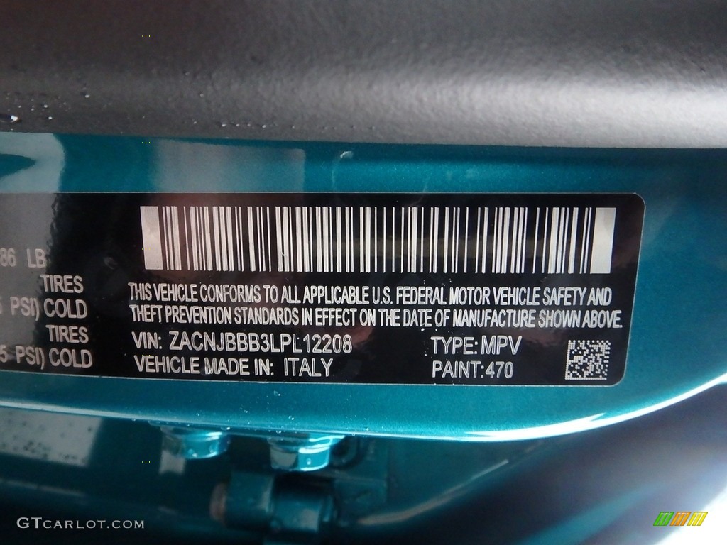 2020 Renegade Color Code 470 for Bikini Metallic Photo #136505905