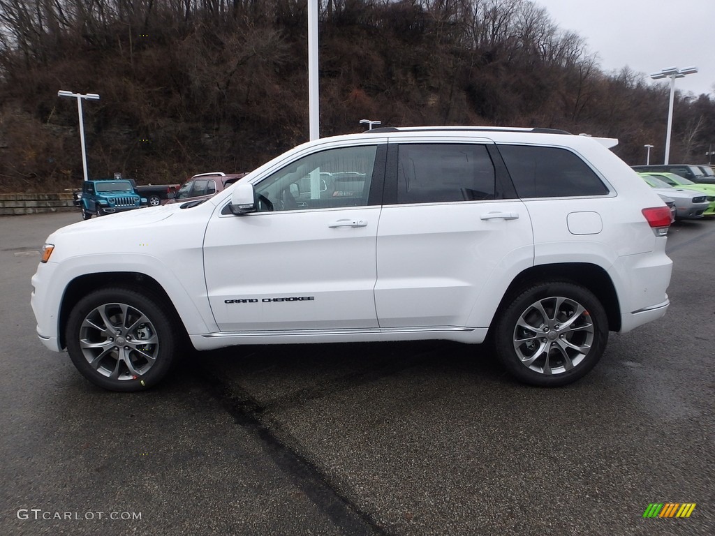 Bright White 2020 Jeep Grand Cherokee Summit 4x4 Exterior Photo #136507066