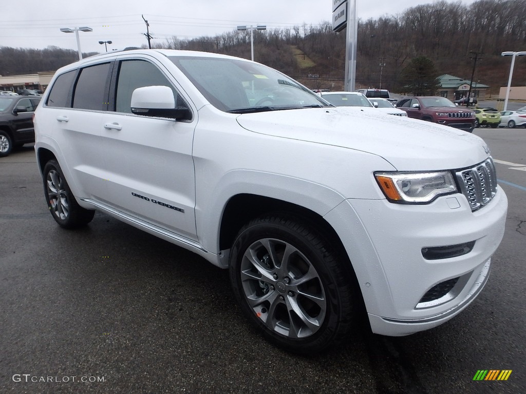 Bright White 2020 Jeep Grand Cherokee Summit 4x4 Exterior Photo #136507195