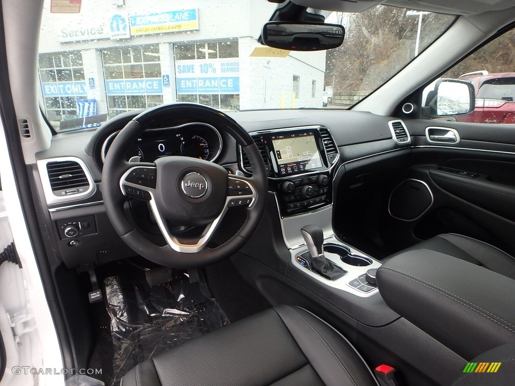 Black Interior 2020 Jeep Grand Cherokee Summit 4x4 Photo #136507315