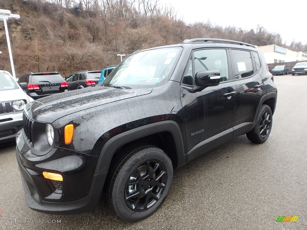 2020 Renegade Latitude 4x4 - Black / Black photo #1
