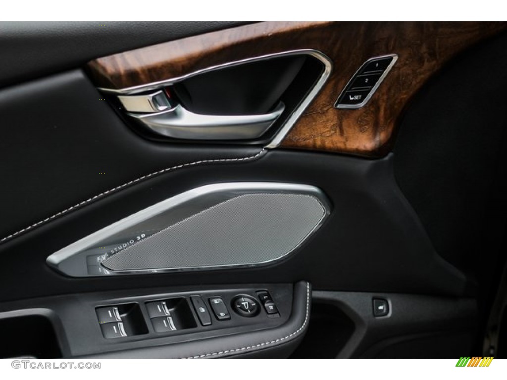 2020 Acura RDX Advance AWD Ebony Door Panel Photo #136508524