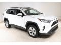 2019 Super White Toyota RAV4 XLE AWD  photo #1