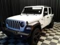 2020 Bright White Jeep Wrangler Unlimited Altitude 4x4  photo #7