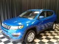 2020 Laser Blue Pearl Jeep Compass Sport 4x4  photo #2